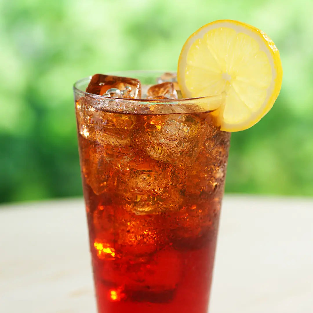 Fresh brewed iced tea with lemon from Hoodidya BBQ available to order online in Redlands for pickup or delivery.