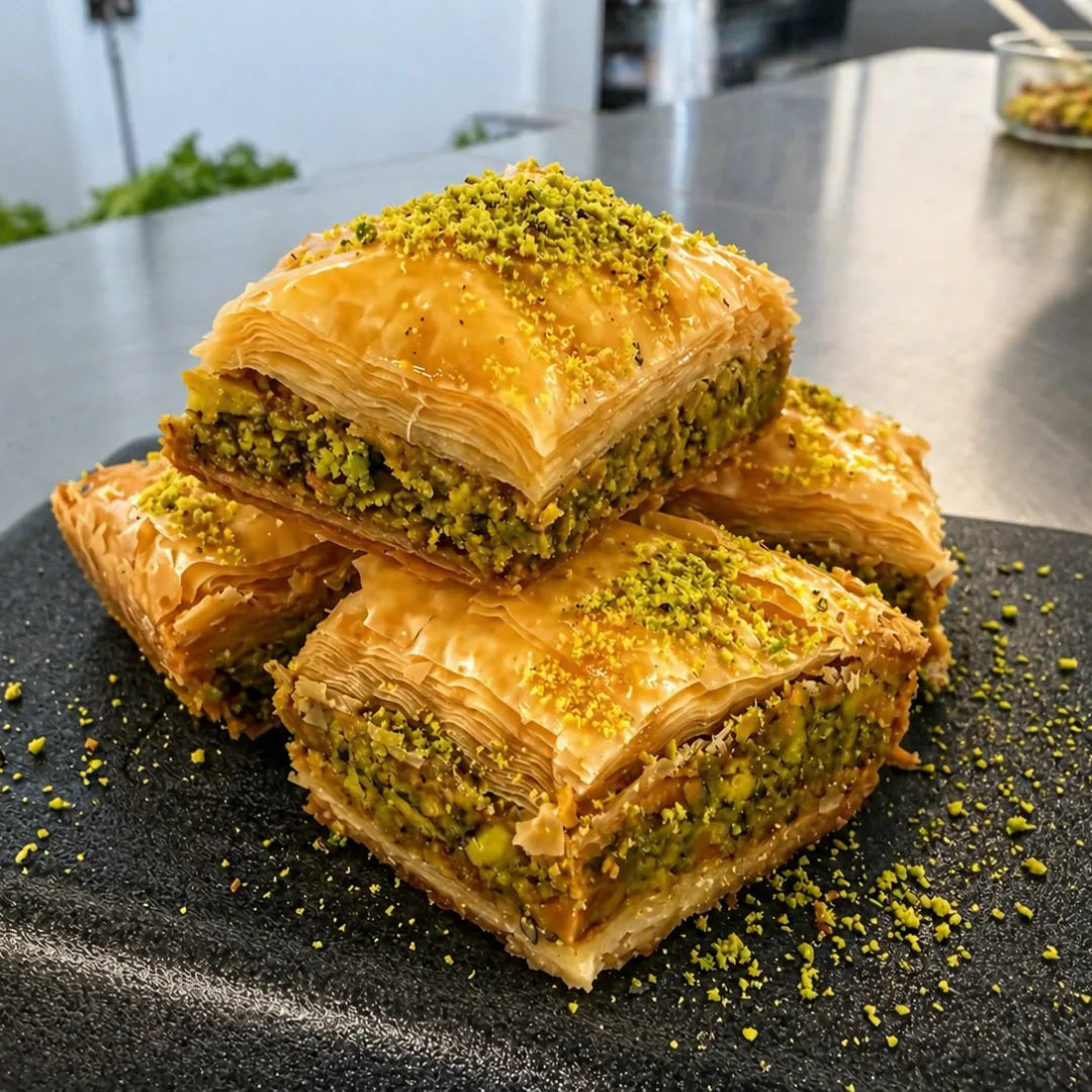Traditional baklava pastry dessert available for online pickup and delivery from Redlands Ranch Market in Redlands, California