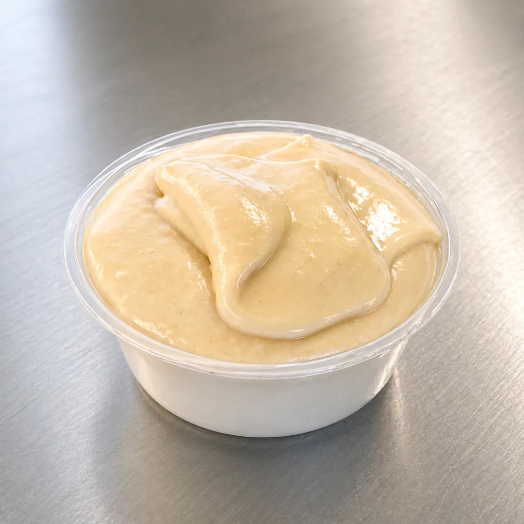 Creamy tahini sauce side cup available for online pickup and delivery from Redlands Ranch Market in Redlands, California
