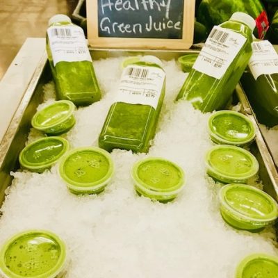 green juice samples